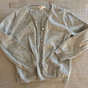 Crewcuts Gray Button-Up Cardigan, sz 4-5